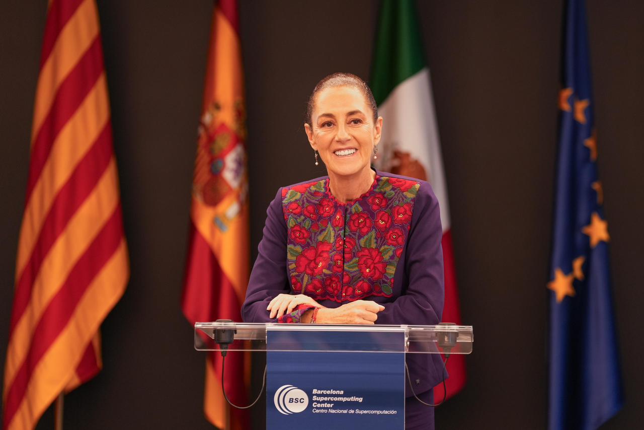 Claudia Sheinbaum fortalece colaboración científica en Barcelona para desarrollo de supercomputadora mexicana