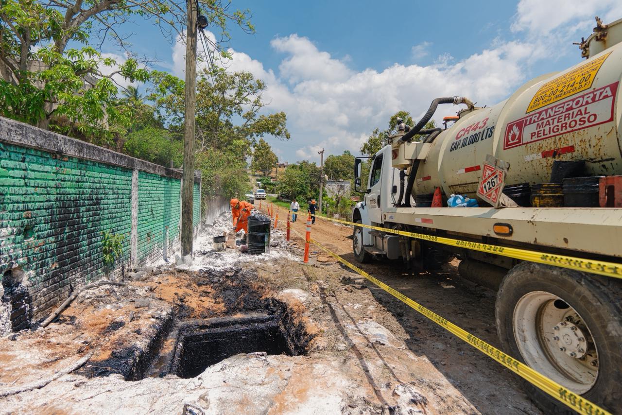 GOBIERNO DE POZA RICA Y PEMEX TRABAJAN EN COORDINACIÓN PARA ATENDER EMANACIONES Y MEJORAR EL ENTORNO URBANO